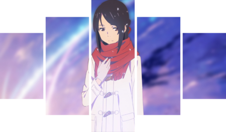 لوحة Your Name – خمسة قطع – برشة أحجام | ديكور دارك